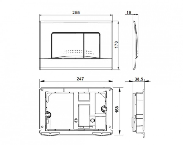  Roca Active  255 интернет магазин сантехники BATHPOINT